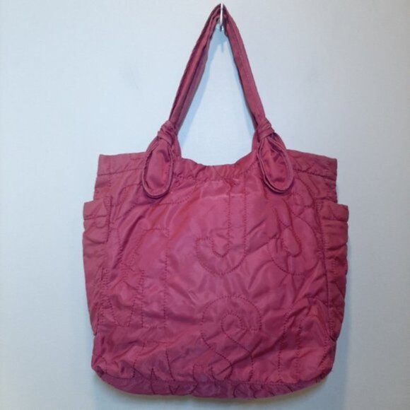 Marc by Marc Jacobs Fuchsia Pink Nylon Tate Tote Quilted Shopper Bag - Picture 6 of 15